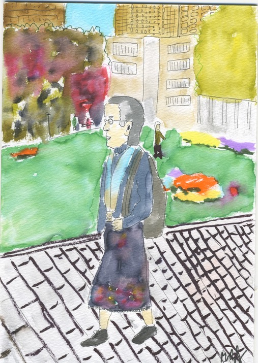 Old Lady in Odori Park