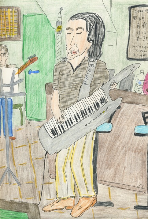 Testing out the new instrument