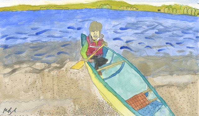 The Happiest Camper -- canoeing