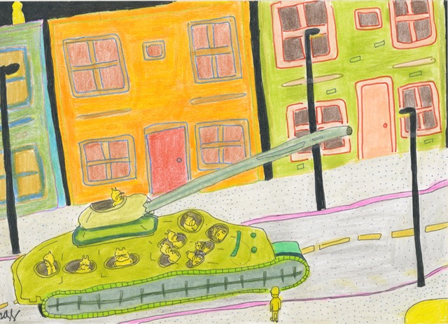 Dream -- Bunnies in Tank