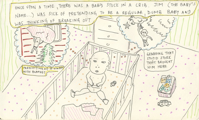 Baby in Crib